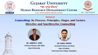 Counselling Process Principles Stages amp Factors amp Types Directive amp NonDirective Counselling1 [upl. by Annauj]