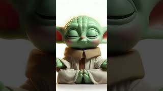 💚Feel the Force with Grogu as he meditates in perfect harmonystarwarscute trendingshorts funny [upl. by Orimisac801]