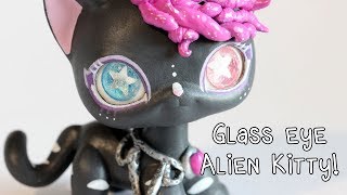 Glass Eye LPS Custom Alien Kitty [upl. by Nhtanhoj415]