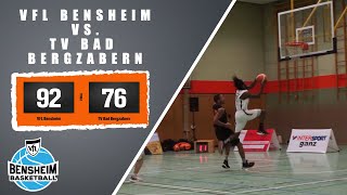 VfL Bensheim vs TV Bad Bergzabern Highlights [upl. by Bernete]