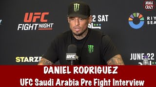 Daniel Rodriguez “lost respect” for Kelvin Gastelum for weight cut issues  UFC Saudi Arabia [upl. by Lida]