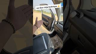 कार का door बंद करने की ninja technique 👍  car door wont close  wagonoctane shorts [upl. by Noivert]