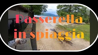 vivere in camper – a monvalle spiaggia guree  esondazione [upl. by Baugh]