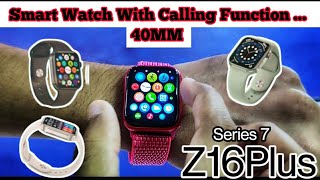 Z16 Smart Watch 2022 Unboxing  40MM Smart Watch Z16Plus 2022  Wyman Vlogs  Tamil [upl. by Tayyebeb]