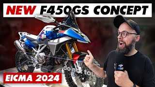 New 2025 BMW F450GS Concept Preview Everything You Need To Know  EICMA 2024 [upl. by Ellenaj518]