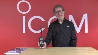 Icom ICM37E Handheld VHF Marine Radio  Product Overview [upl. by Yenot703]