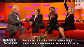 FRIENDS Trivia With Jennifer Aniston amp Reese Witherspoon  The Graham Norton Show  BBC America [upl. by Steward]