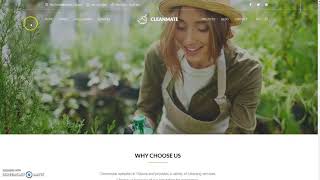 CleanMate Cleaning Company Maid Gardening WordPress Theme Set Theme Options [upl. by Osithe515]