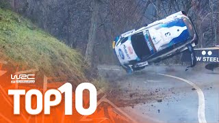 Top 10 Dramatic WRC Rallye MonteCarlo Moments [upl. by Auria]