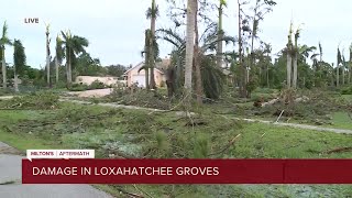 Storm damage in Loxahatchee Groves [upl. by Anade]