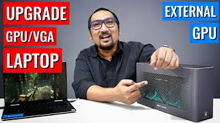 Upgrade GPU Laptop dengan eGPU Review Asus XG Station Pro  Indonesia [upl. by Niwre]