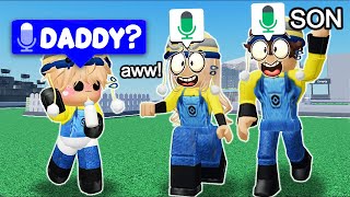 Matching AVATARS As a BABY In Roblox VOICE CHAT 7 [upl. by Dnalloh]