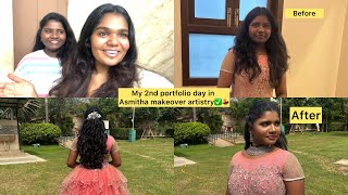 My portfolio day vlog in asmitha makeover artistrytamilchennai makeupartist beauty [upl. by Herbst]