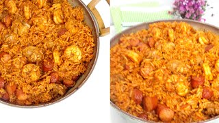 How to make a perfect jambalaya rice food [upl. by Arataj]