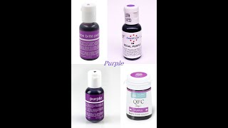 FOOD COLOUR WARS Purple edition americolor chefmaster squireskitchen [upl. by Yssep728]