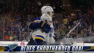 Blues score two shorthanded goals on one PK [upl. by Swainson]