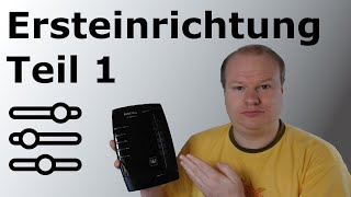 FritzBox optimal einrichten  02 Ersteinrichtung Teil 1 [upl. by Cordalia]