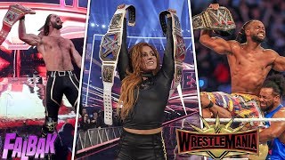 WWE Wrestlemania 35 REVIEW  Falbak [upl. by Anpas]