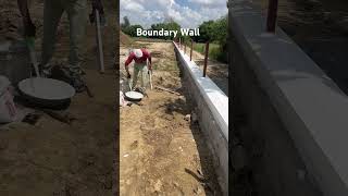 Jio Bp Reliance Boundary Wall construction boundarywall automobile brickwallconstruction vlog [upl. by Jezreel]