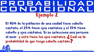 Probabilidad Condicional  Ejemplo 2 [upl. by Earleen]