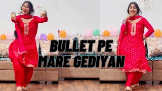 Bullet Pe Mare Gediyan  Dance  fiza Chaudhary  New haryanvi song [upl. by Ailecara]