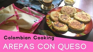 Arepas Colombian food Traditional recipe from Colombia [upl. by Hseyaj269]