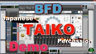 BFD Japanese TAIKO Percussion  DEMO [upl. by Leschen]