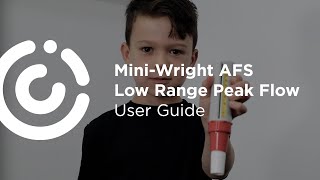 MiniWright AFS Low Range Peak Flow Meter • User Guide [upl. by Yadrahs]