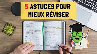 5 astuces pour mieux réviser  Partiels Examens Bac Concours 📚 [upl. by Doykos284]