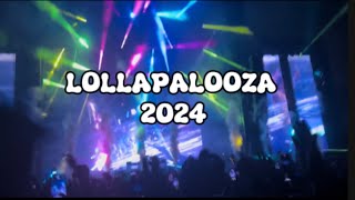 LOLLAPALOOZA 2024 VLOG super cool super hype [upl. by Iba]