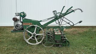 Planet Jr model FT with Toro Motor and 4 row 300a seed planter [upl. by Norit999]