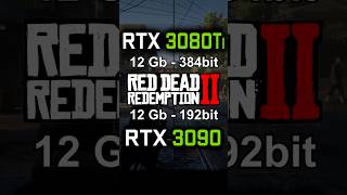 RTX 3080 Ti vs RTX 3090 12 Gb in Red Dead Redemption 2  RTX 3090 Refurbished  384 bit vs 192 bit [upl. by Wernick808]