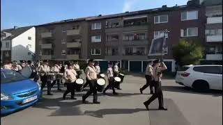 Regiments Fanfarencorps Düsseldorf Wersten 1964 „Schaffendes Volk“ [upl. by Clemen]