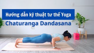 Hướng dẫn kỹ thuật CHATURANGA DANDASANANam Luong Yoga [upl. by Eenattirb]