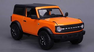 Maisto Reveals 124 Scale Ford Bronco Models Coming Soon  MotoSpot [upl. by Radnaxela]