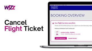 How to Cancel Flight Ticket Wizz Air 2024 [upl. by Nnoryt764]