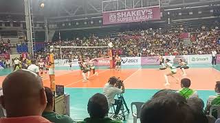 Shakeys Super League 2024 National University Lady Bulldogs VS De La Salle Lady spikers set3 [upl. by Andert]