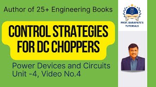 CONTROL STRATEGIES OF DC CHOPPERS [upl. by Konstantin]