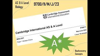 AS amp A level Biology 9700 11 M J 23 Question Solving Strategies [upl. by Vinny871]