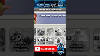 Th14 max Laboratory clashofclans coc laboratory shorts ytshorts ytviral gaming [upl. by Gerdy]