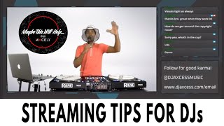 Streaming Tips For DJs  Live Twitch Tutorial with Timestamps [upl. by Nibot]