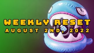 Destiny 2  Final Week of Solstice Nightfall Rewards amp More Weekly Reset Guide August 2nd 2022 [upl. by Lledyr]