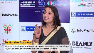 Dr Harsha Agarwal Psycho Oncologist and Head Of Department PsychoOncology RGCIRC [upl. by Rutra]