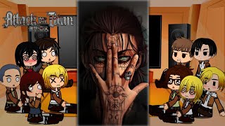 Past AOT React To Eren Yeager [upl. by Delle504]