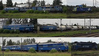 Jaworzno Szczakowa  Mix manewrów SM42  EU07  ET22  ET41  ET42  ST44 od PKP Cargo [upl. by Nazler]