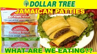 Dollar Tree ONE DOLLAR Jamaican Patties  WHAT ARE WE EATING  The Wolfe Pit [upl. by Novyaj496]