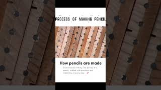 How pencils are made ✏️ pencil process factory [upl. by Susette817]