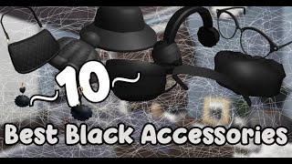 10 Best Black Accessory Codes for Bloxburg🖤  iiNixlaiiSweetBuilds [upl. by Cleland122]