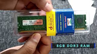 Dolgix 8GB DDR3 RAM  1333MHz RAM  Desktop RAMPC310600  2Rx8 Dual Rank Unboxing amp Review [upl. by Ludly127]