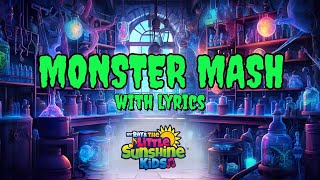 Monster Mash  Halloween Song with Onscreen Lyrics to singalong [upl. by Hays]